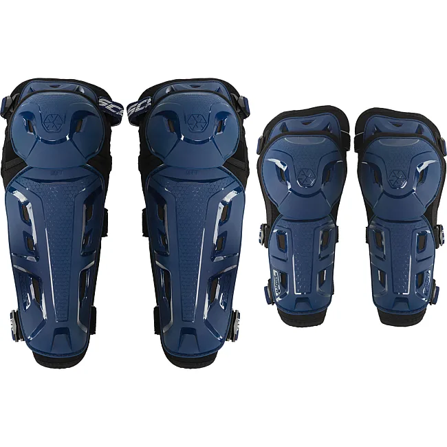 Комплект мотозащиты наколенники и налокотники SCOYCO K26H26N (Синий)