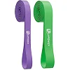 Резиновые петли для тренировок U-POWEX UP_1072 набор 2шт. Purple/Green (16-57kg)
