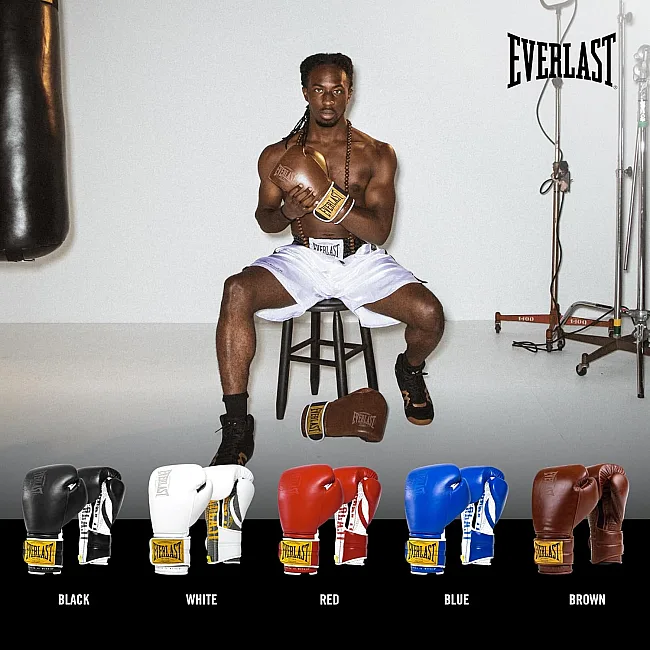 Боксерские перчатки Everlast 1910 CLASSIC TRAINING GLOVE коричневый 12 унций