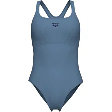 Купальник закрытый для женщин Arena SOLID SWIMSUIT CONTROL PRO BAC серый