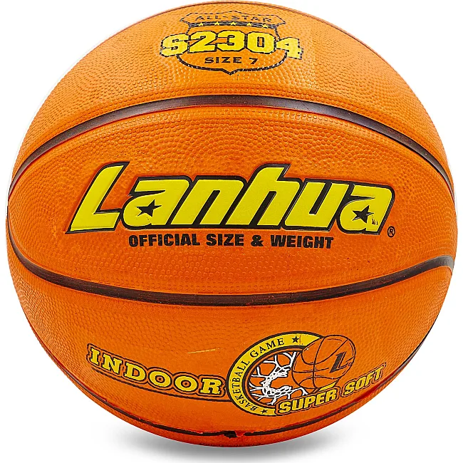 Баскетбольный мяч
 резиновый LANHUA Super soft Indoor S2304
 7
