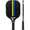 Набір для піклболу SP-SPORT
 PICKLEBALL MT-8730 2 ракетки 4 м'ячі рушник з чохлом (Чорний-жовтий-блакитний)