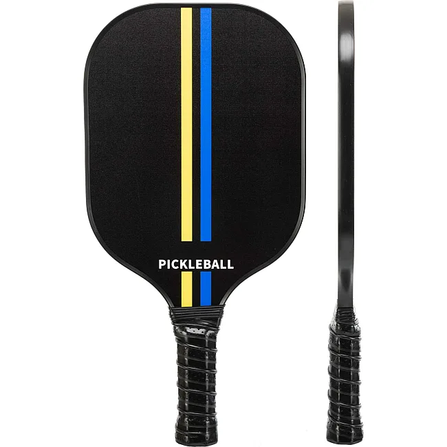 Набір для піклболу SP-SPORT
 PICKLEBALL MT-8730 2 ракетки 4 м'ячі рушник з чохлом (Чорний-жовтий-блакитний)