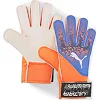 Вратарские перчатки PUMA ULTRA Grip 4 RC синий, оранжевый 10