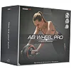 Ролик для пресса POWERPLAY 4326 с обратным механизмом AB Wheel Pro Черно-красное
