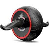 Ролик для пресса POWERPLAY 4326 с обратным механизмом AB Wheel Pro Черно-красное