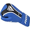 Боксерские перчатки RDX AURA PLUS T-17 Blue/Black (капа в комплекте)