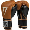 Боксерские перчатки для тренировок Title Vintage Black Brown