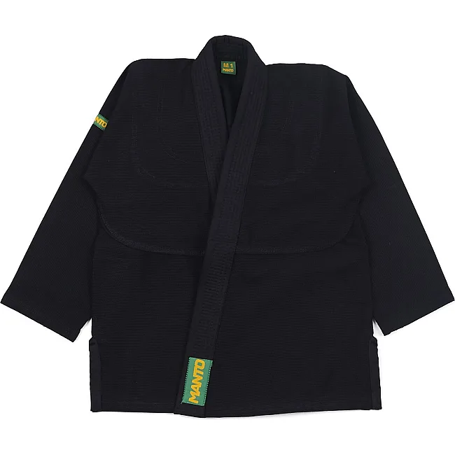 Дитяче кімоно джиу джитсу MANTO Junior BASIC Youth BJJ GI Black