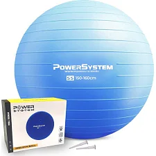 Фитнес мяч (фитбол) POWER SYSTEM PS-4011 Ø55см PRO Blue