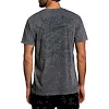 Футболка AFFLICTION Custom Garage SS Tee Charcoal Lava Wash