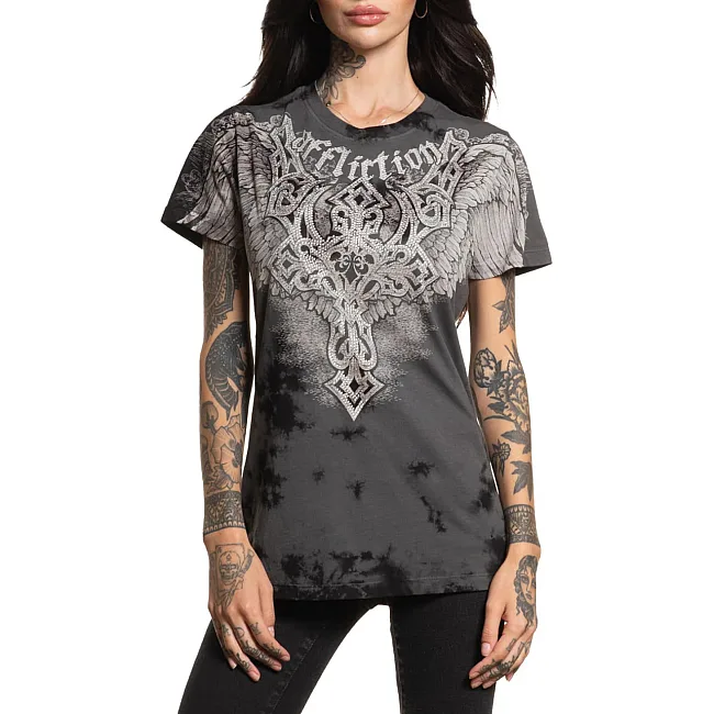 Футболка женская AFFLICTION Eternal Throne Tee