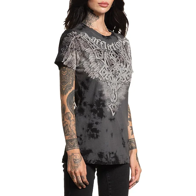 Футболка женская AFFLICTION Eternal Throne Tee