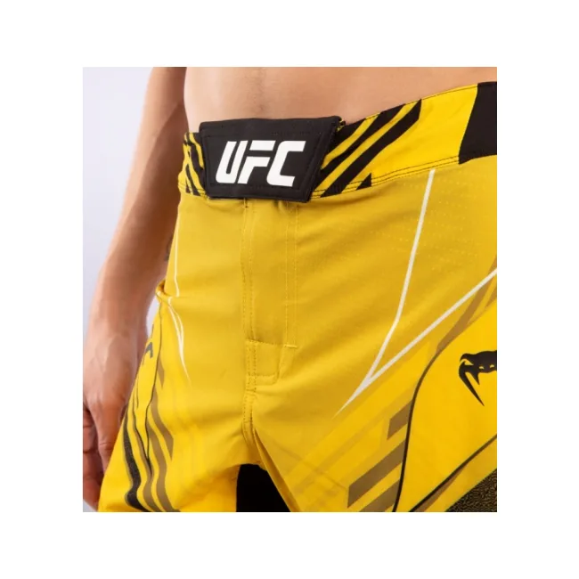 Легкие шорты для ММА VENUM Authentic UFC FightNight Short Fit Pro Line Yellow