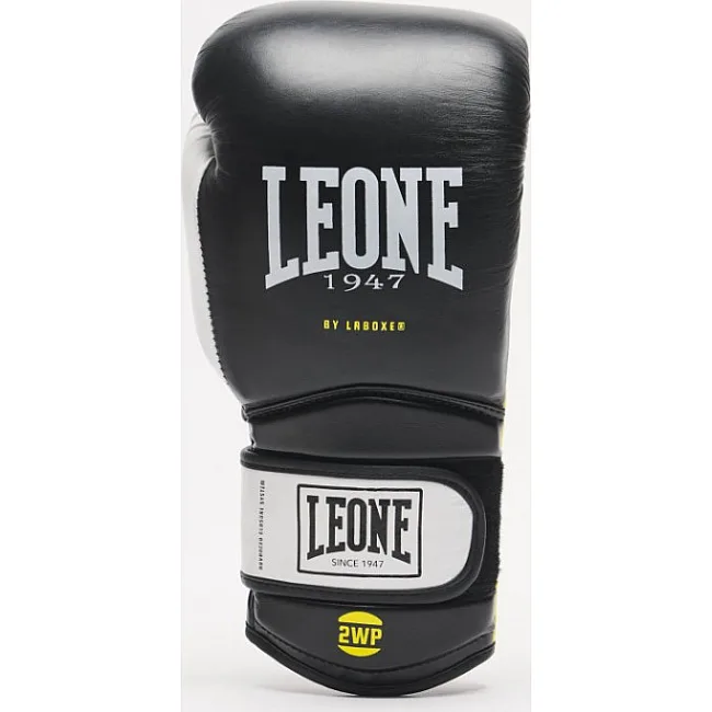 Перчатки для бокса LEONE Tecnico Black Yellow