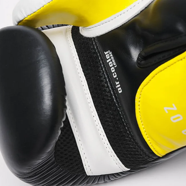 Перчатки для бокса LEONE Tecnico Black Yellow