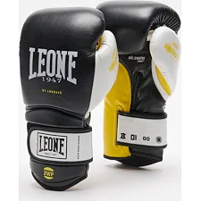 Перчатки для бокса LEONE Tecnico Black Yellow