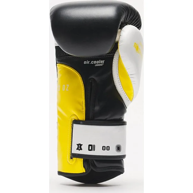 Перчатки для бокса LEONE Tecnico Black Yellow