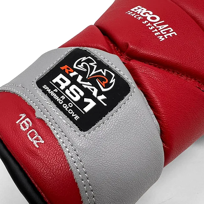 Перчатки для бокса RIVAL RS1 Leather Pro Red