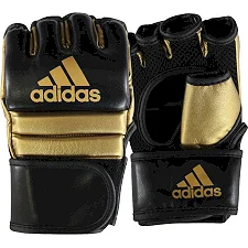 Рукавиці ММА Adidas Speed Fight (чорний-золотий, ADISCSG042)