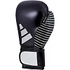 Перчатки для кикбоксинга с лицензией WAKO (черный-серебро) ADIDAS adiKBWKF200