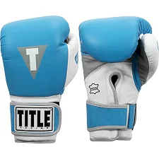 Перчатки снарядные TITLE Boxing Gel World V2T Light Blue White