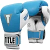 Перчатки снарядные TITLE Boxing Gel World V2T Light Blue White