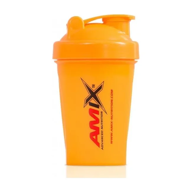 Пластиковый шейкер Amix Shaker Mini 400ml Neon Orange