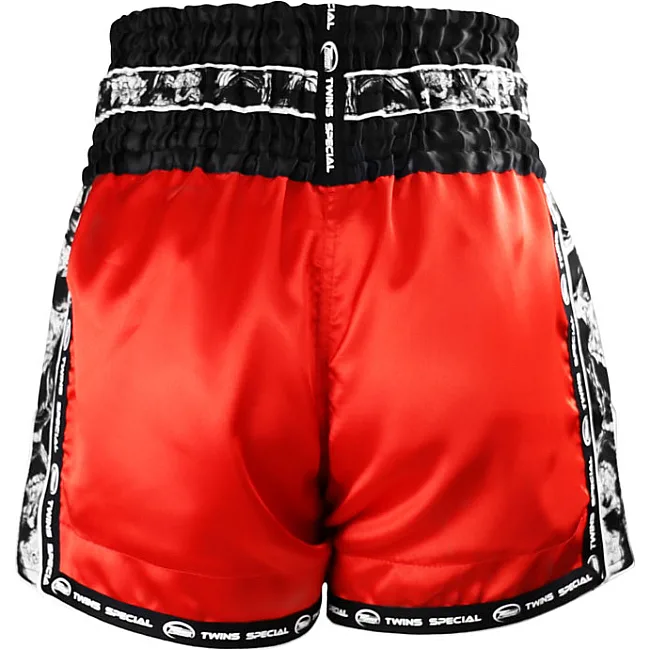 Шорти для Муай Тай TWINS TBS-SK1 Skull Red