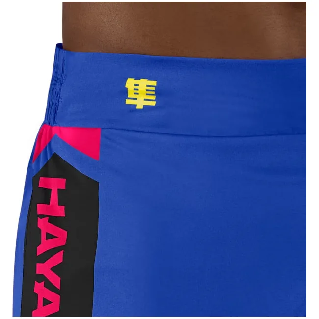 Шорти для кікбоксингу HAYABUSA Icon Kickboxing Blue Yellow