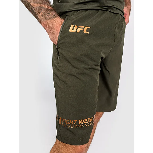 Шорти спортивні VENUM UFC Adrenaline Fight Week Men's Performance Khaki Bronze