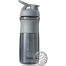 Спортивный шейкер-бутылка BLENDERBOTTLE SportMixer Flip 28oz/820мл Grey