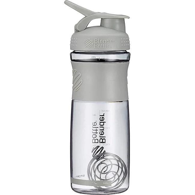 Спортивный шейкер-бутылка BLENDERBOTTLE SportMixer Flip 28oz/820мл Grey