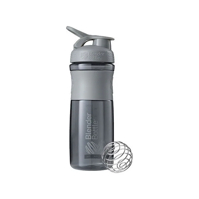 Спортивный шейкер-бутылка BLENDERBOTTLE SportMixer Flip 28oz/820мл Grey