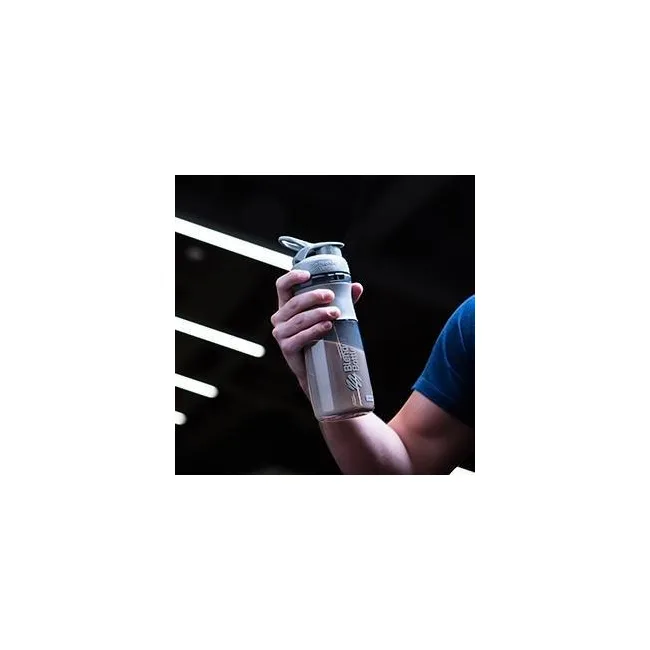 Спортивный шейкер-бутылка BLENDERBOTTLE SportMixer Flip 28oz/820мл Grey