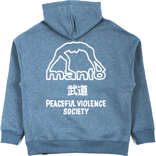 Толстовка MANTO Society Oversize Heather Blue