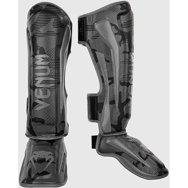 Защита голени и стопы VENUM Elite Black Dark Camo