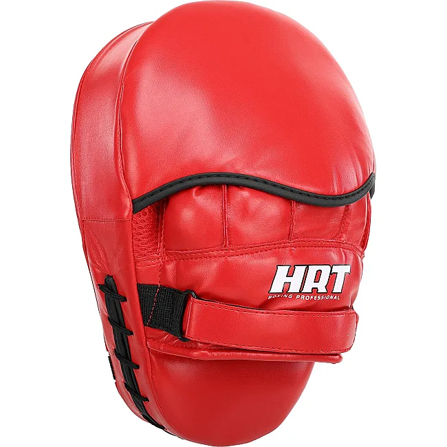 Лапа боксерская изогнутая тренировочная PU HARD TOUCH BO-4251 (Синий-черный)