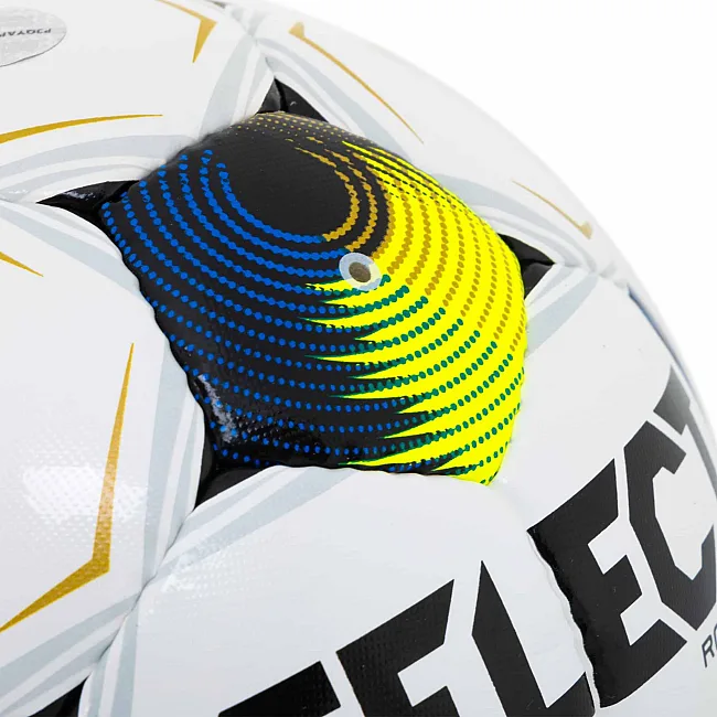 Футбольный мяч SELECT ROYALE V26 ROYALE-4WY (Белый-желтый)