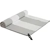 Полотенце для пляжа и бассейна из микрофибры SAILBOLAT BEACH TOWEL T-SCT (Серый-белый)