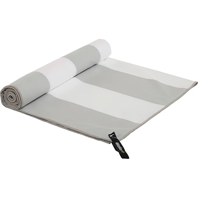 Полотенце для пляжа и бассейна из микрофибры SAILBOLAT BEACH TOWEL T-SCT (Серый-белый)