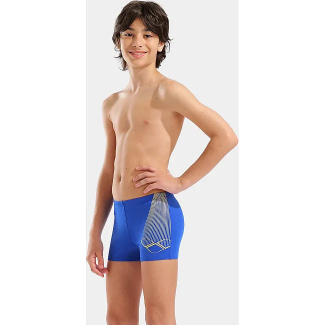 Плавки-шорты для мальчиков Arena BRIGHT SWIM SHORT синий, желтый (для детей)