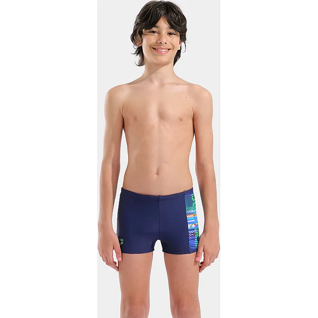 Плавки для хлопчиків Arena LIT LOGO SWIM SHORT синій (для дітей)