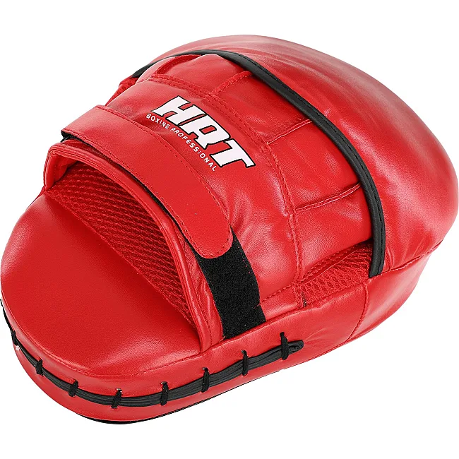 Лапа боксерская изогнутая тренировочная PU HARD TOUCH BO-4251 (Синий-черный)