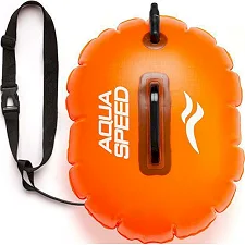 Буй для плавания Aqua Speed OPEN WATER SWIM BUOY 63232 оранжевый 8-9 литров