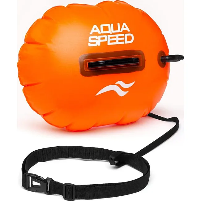 Буй для плавания Aqua Speed OPEN WATER SWIM BUOY 63232 оранжевый 8-9 литров