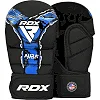 Тренувальні рукавиці RDX GRAPPLING GLOVES SHOOTER NEW AURA F17 чорний, синій