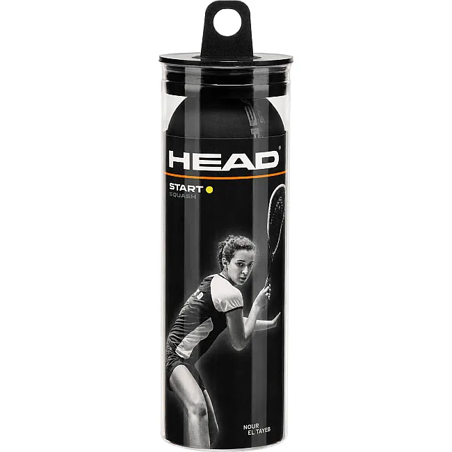 Набор мячей для сквоша HEAD Tournament 287336 (Черный)