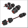 Набор штанга+гантели HMS SGР30 - 30 кг, черно-красный. 