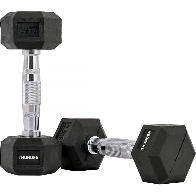 Гантель шестигранна THUNDER 2,5 кг